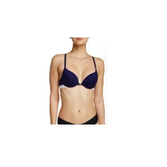 Kensie Nikki Racerback Front Close Bra Indigo Size 32D - Picture 1 of 2